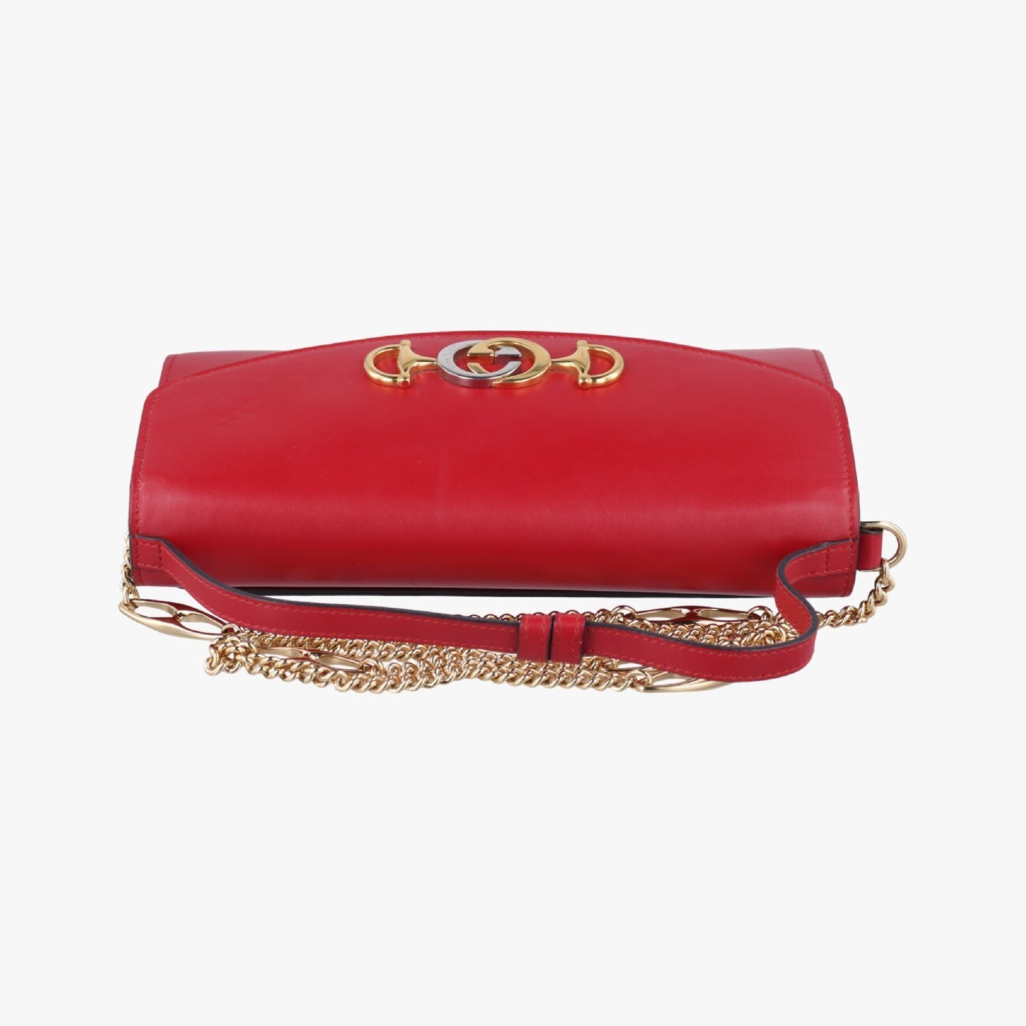GUCCI Zumi Red Leather Shoulder Bag 572375I028399578