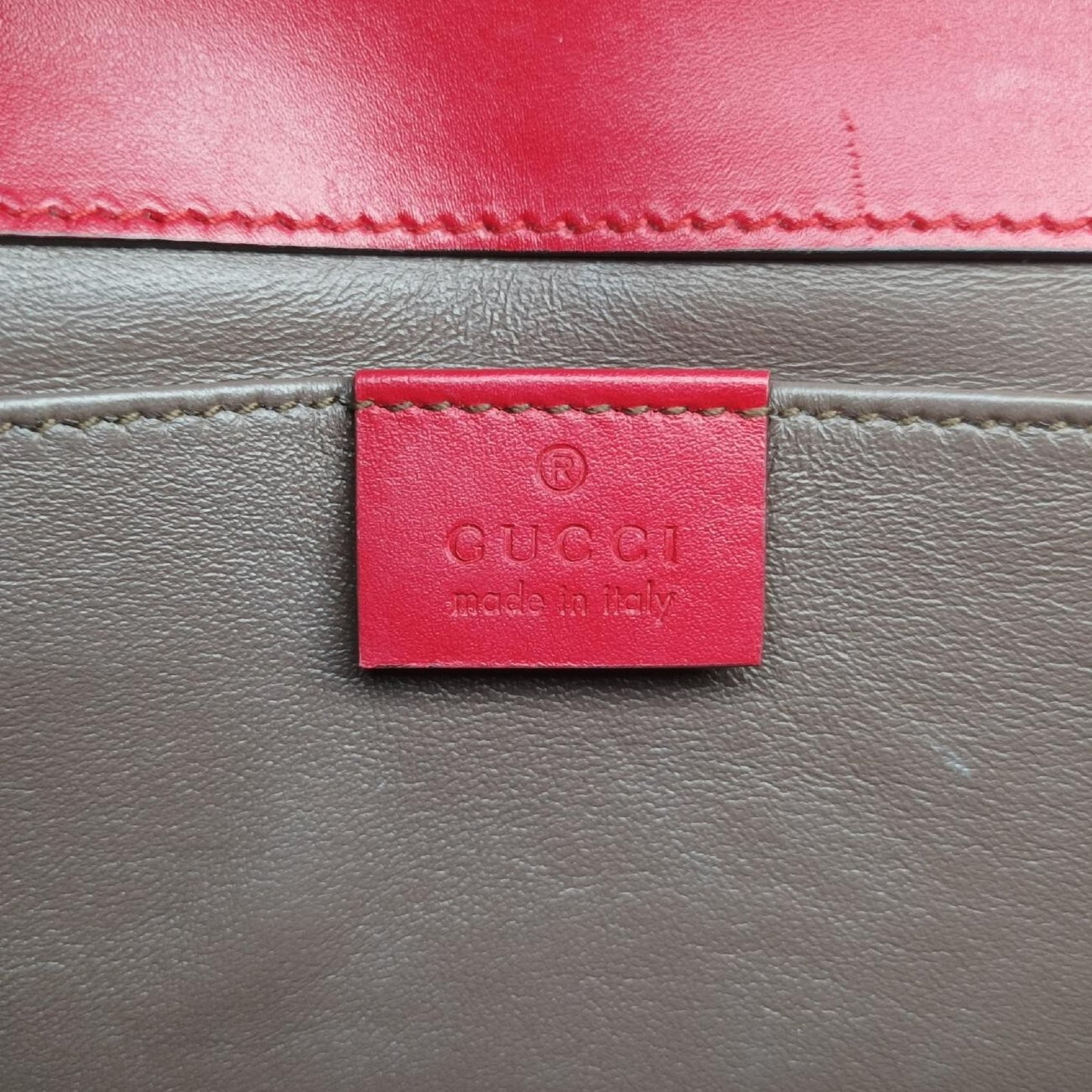 GUCCI Zumi Red Leather Shoulder Bag 572375I028399578