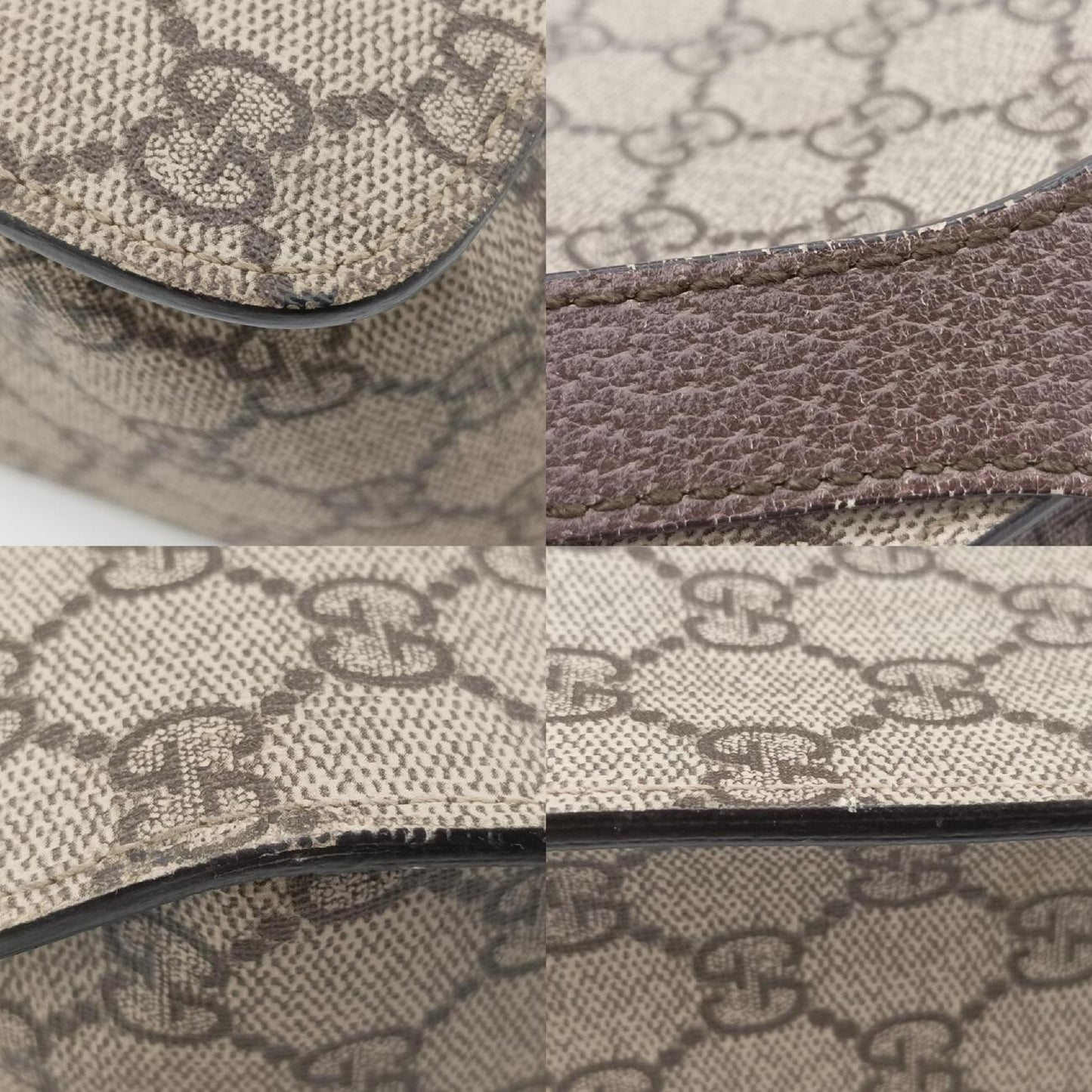 GUCCI Be GG Supreme Tote Multicolor PVC Coated Canvas Shoulder Bag 437549F020070490