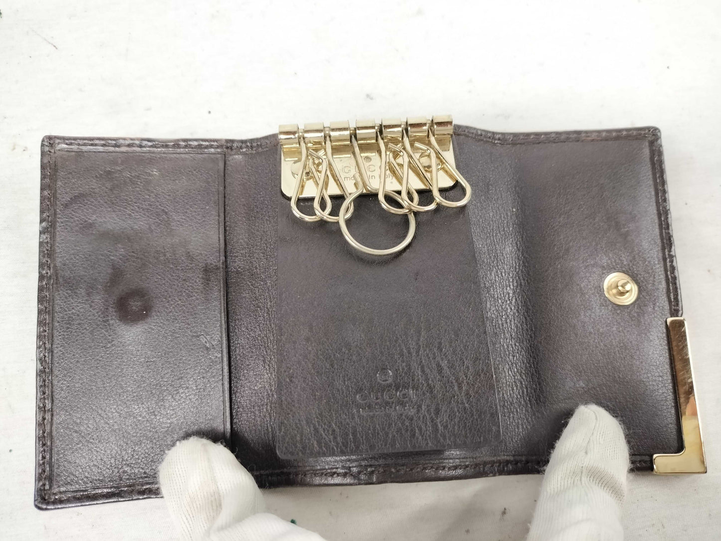 GUCCI Guccissima Gucci Guccissima Key Case 268833 2184 Key Case/Key Holder