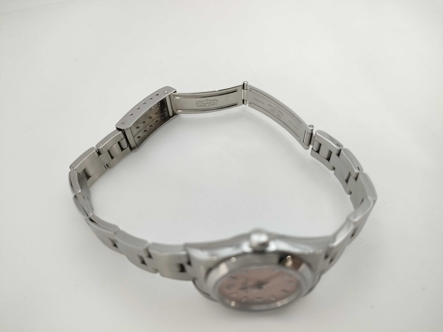ROLEX 76080 D920675 Pink Dial Women's Watch