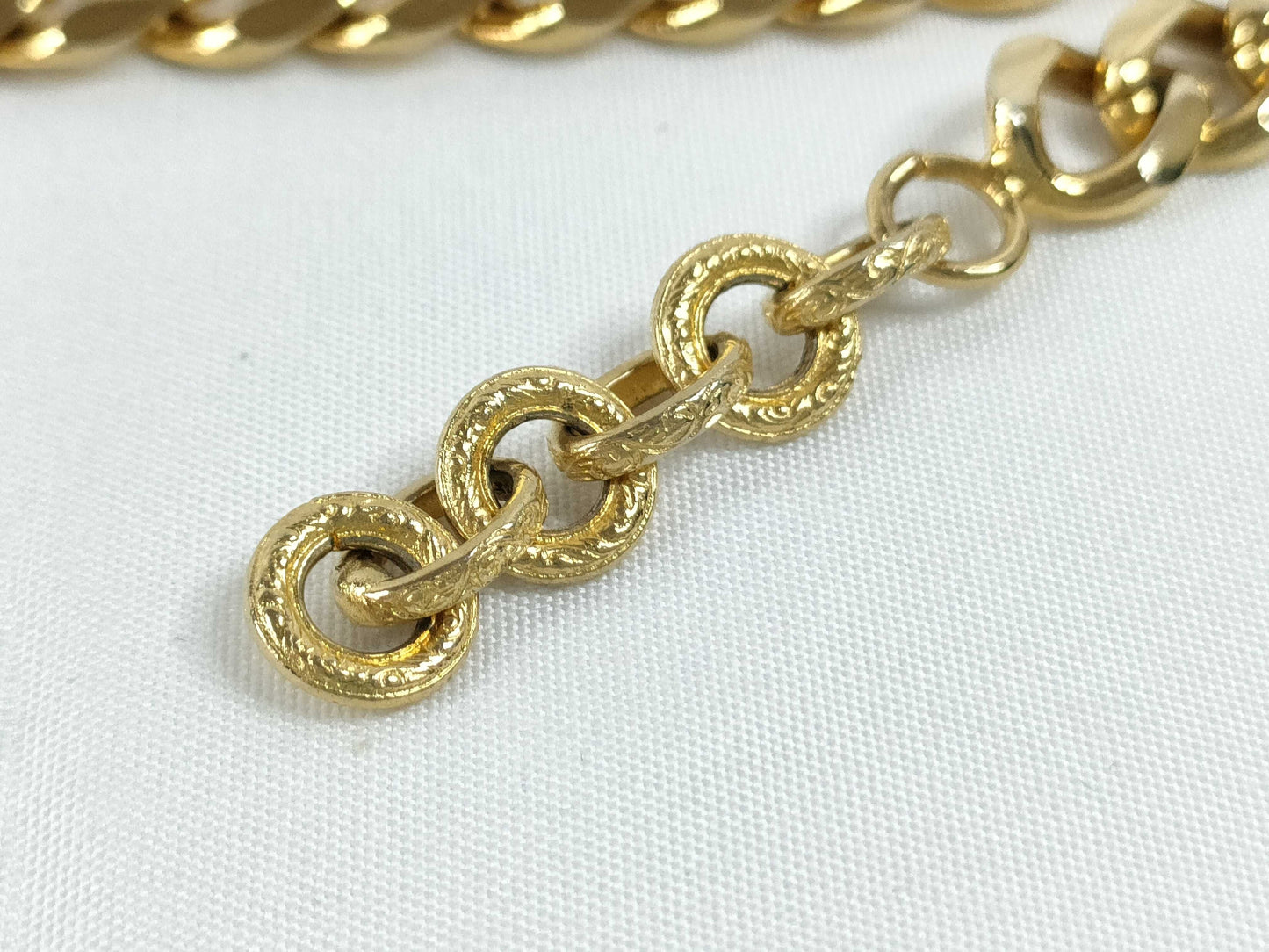 Yves Saint Laurent YSL Saint Laurent Chain Necklace 47g Gold GP Necklace
