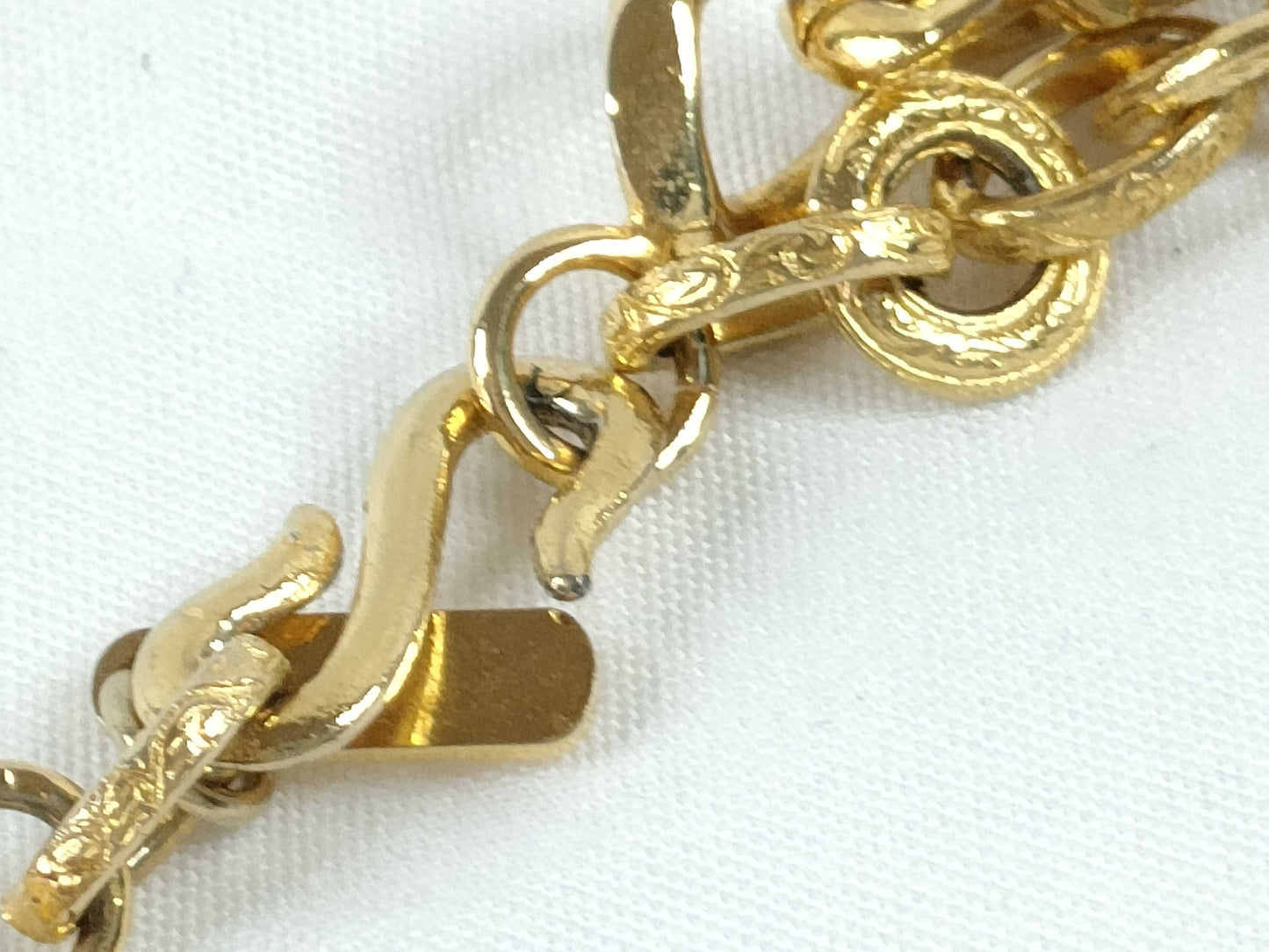 Yves Saint Laurent YSL Saint Laurent Chain Necklace 47g Gold GP Necklace