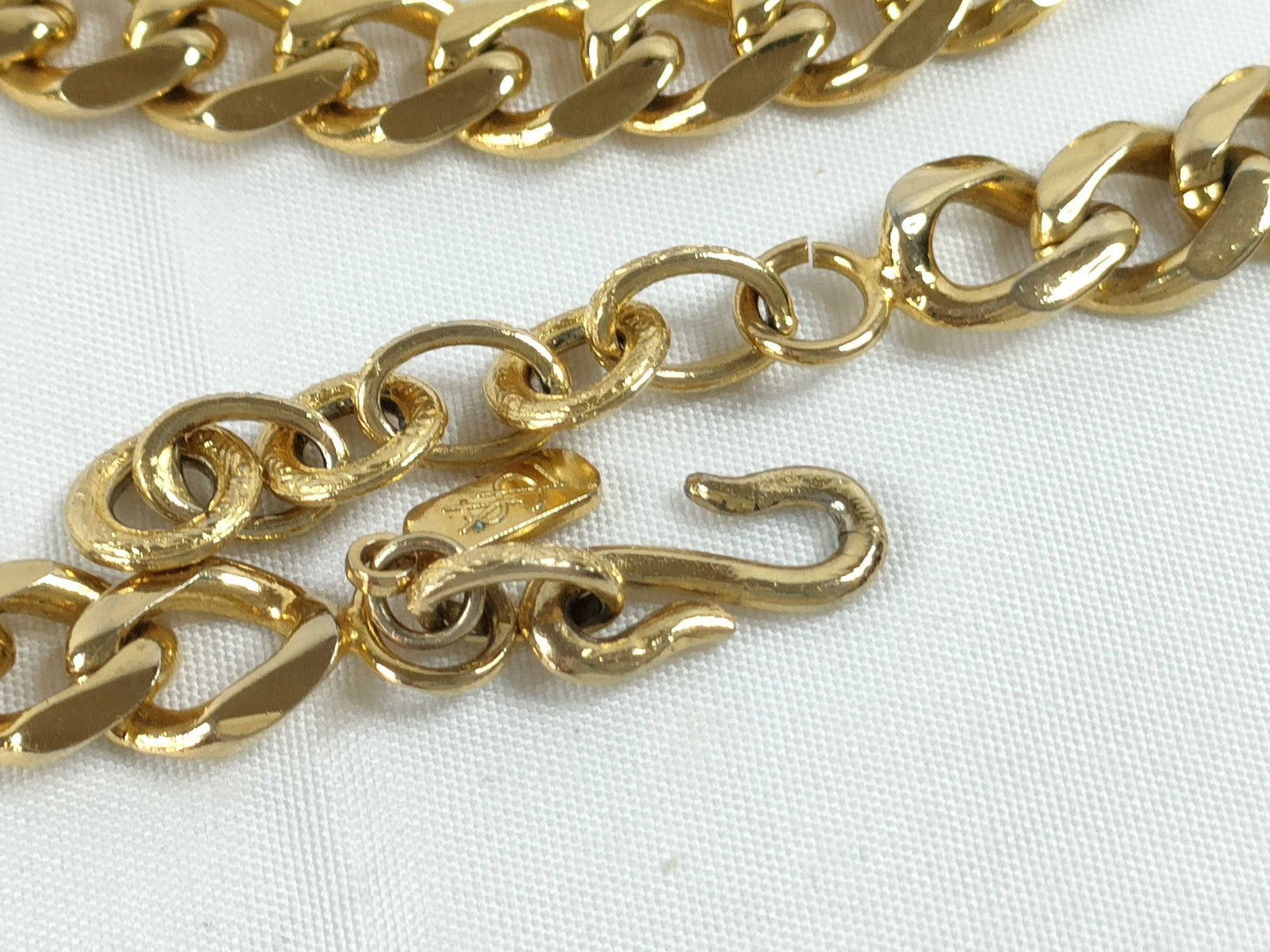 Yves Saint Laurent YSL Saint Laurent Chain Necklace 47g Gold GP Necklace