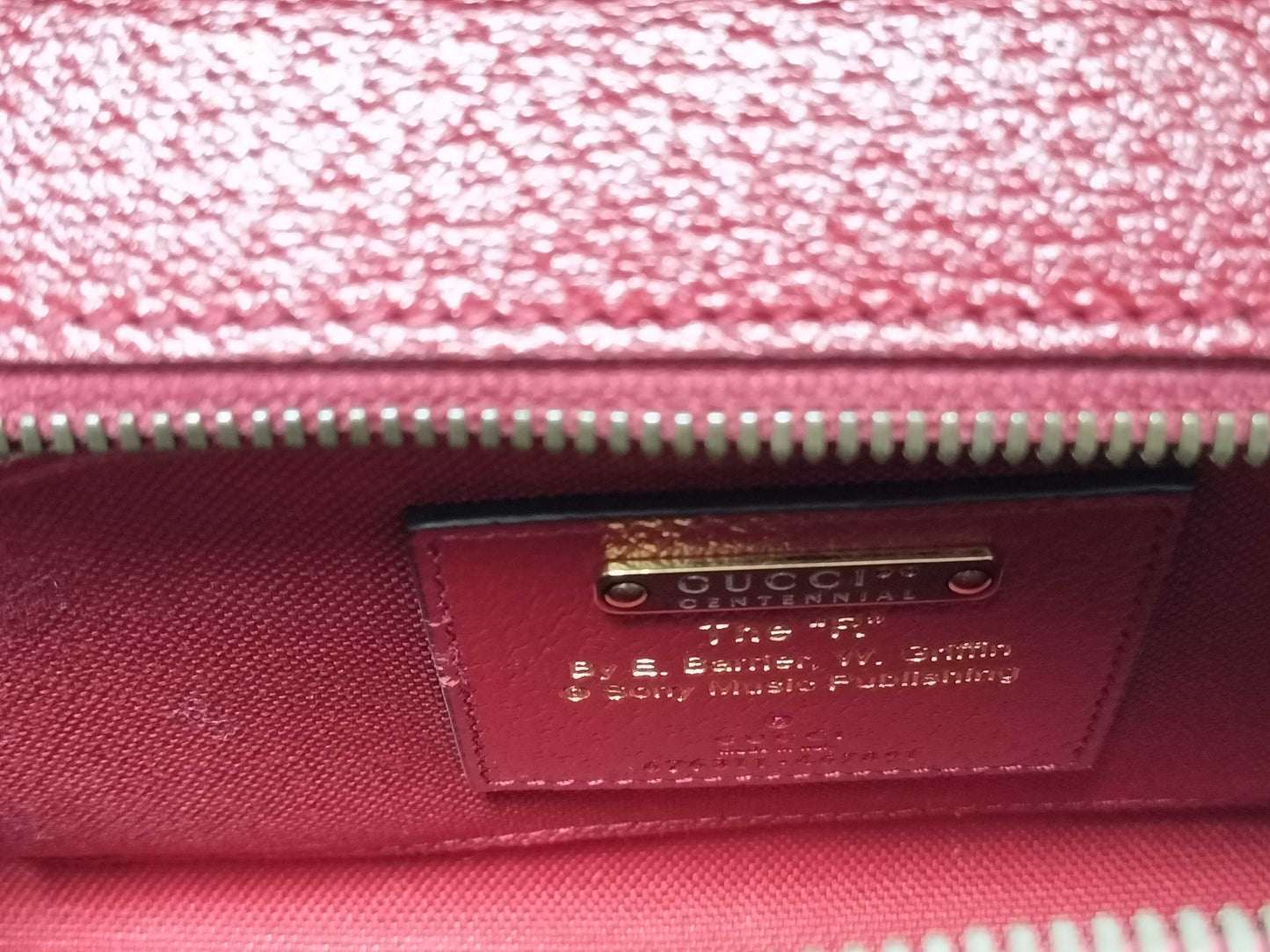 GUCCI 2-Way Handbag Floral Print 100th Anniversary Model Handbag