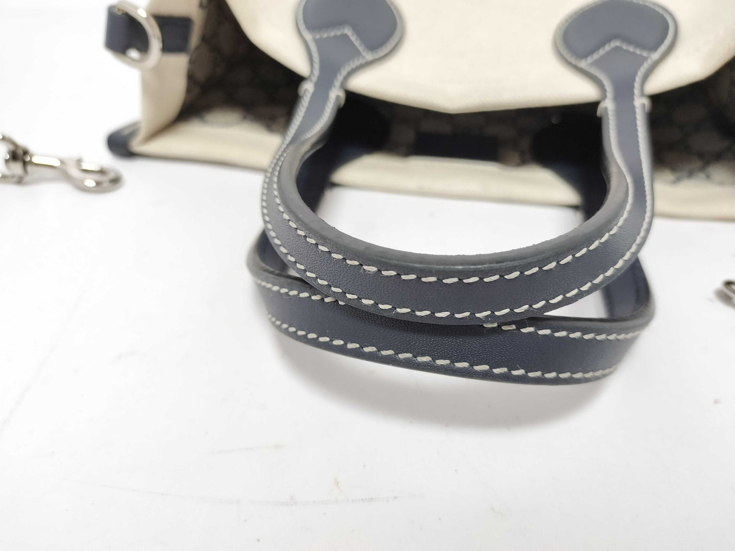 GUCCI 2-Way Handbag Canvas Handbag