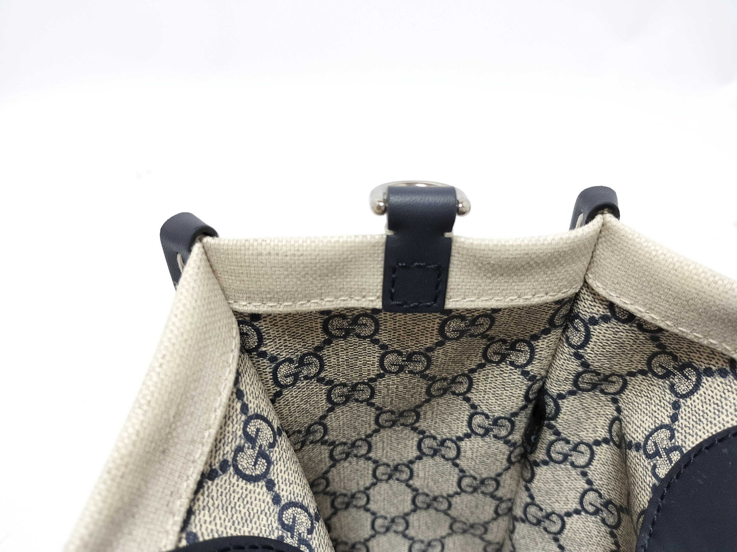 GUCCI 2-Way Handbag Canvas Handbag