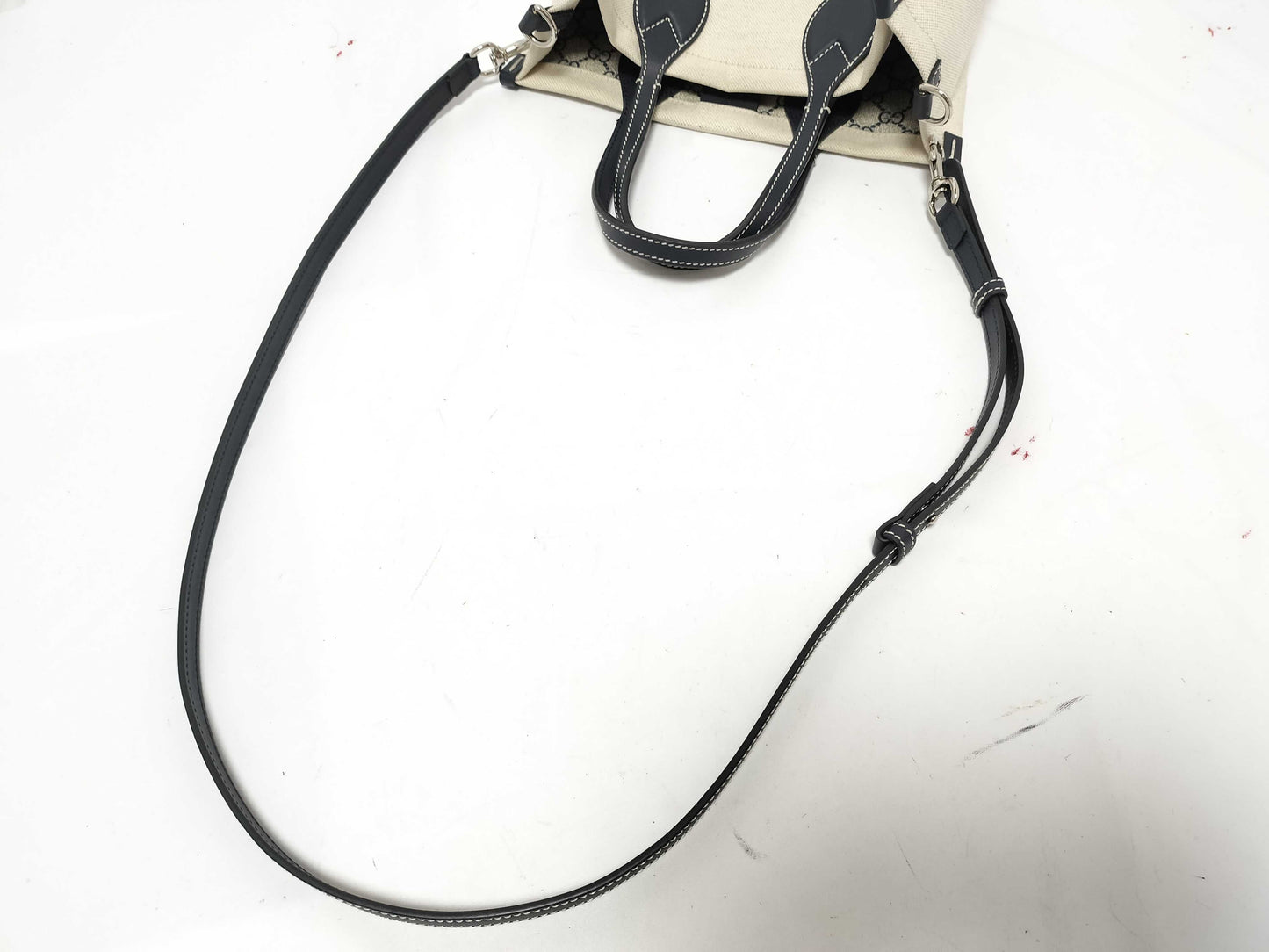 GUCCI 2-Way Handbag Canvas Handbag