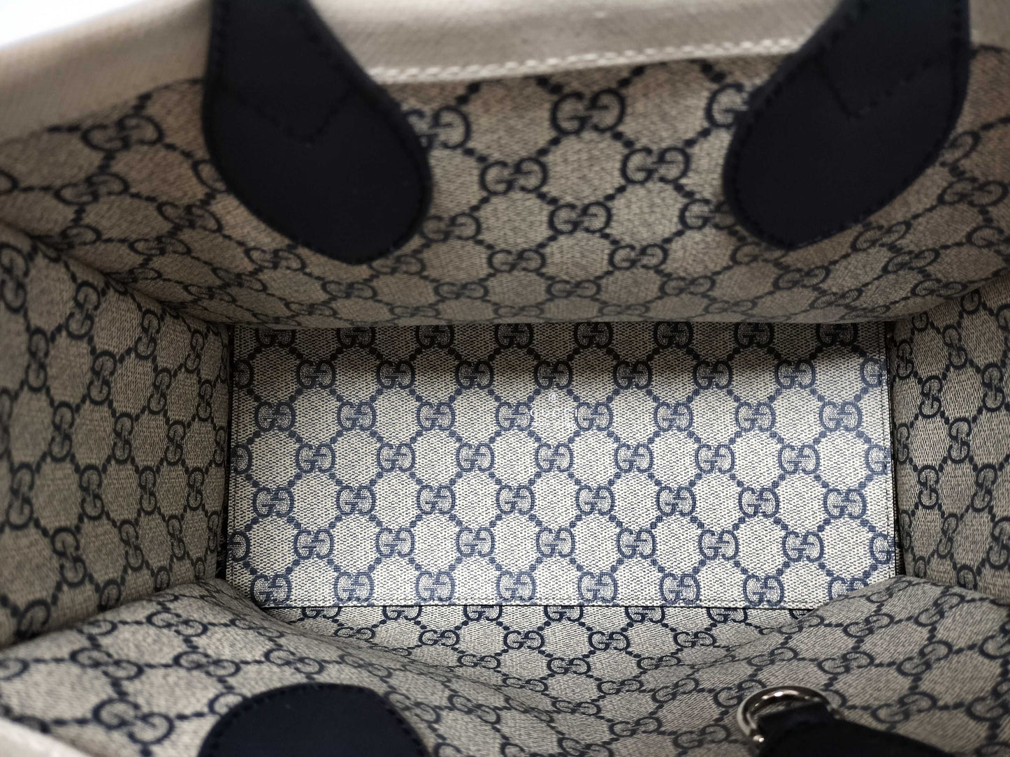 GUCCI 2-Way Handbag Canvas Handbag