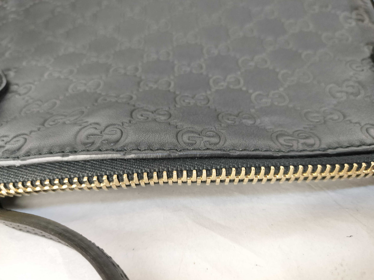 GUCCI Guccissima GUCCI Handbag Guccissima Black Handbag