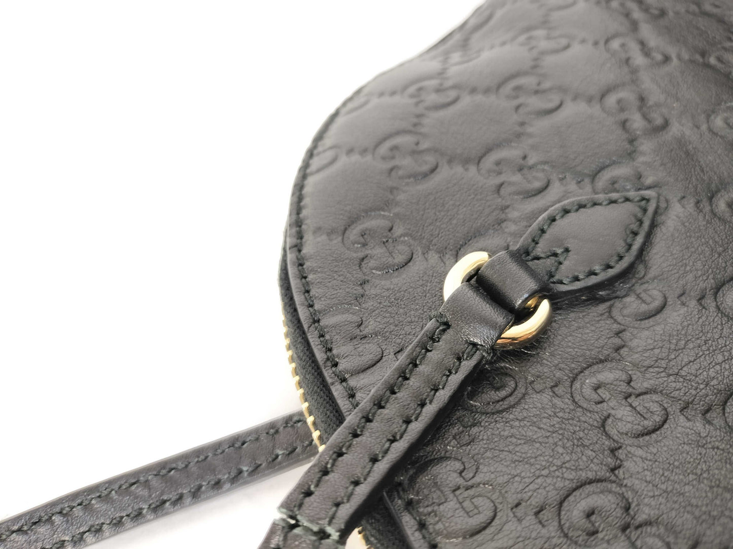 GUCCI Guccissima GUCCI Handbag Guccissima Black Handbag