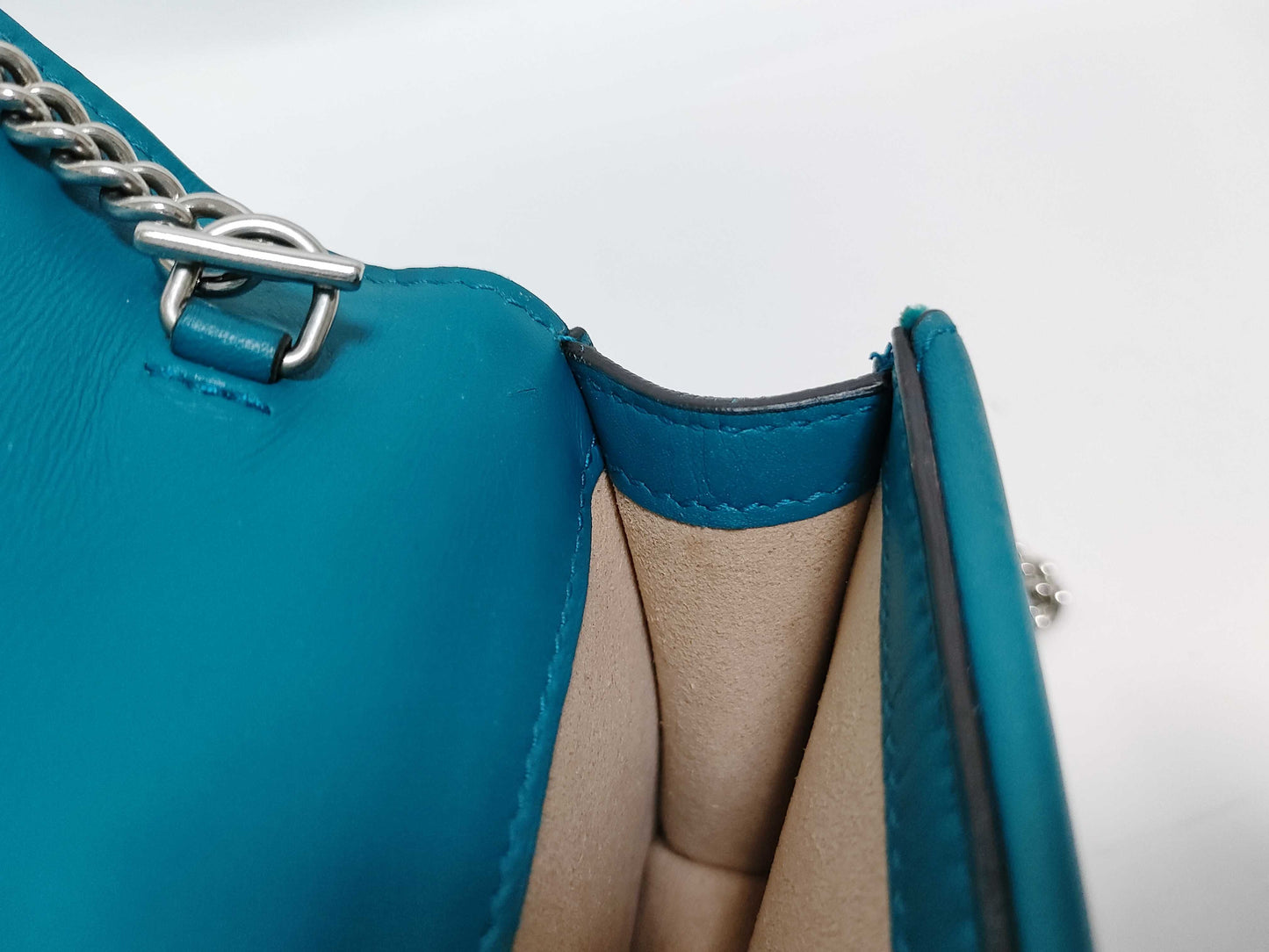 GUCCI Dionysus Chain Wallet Velour Shoulder Bag