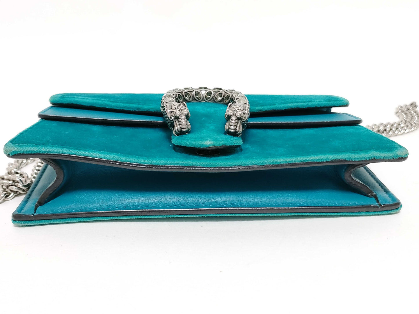 GUCCI Dionysus Chain Wallet Velour Shoulder Bag
