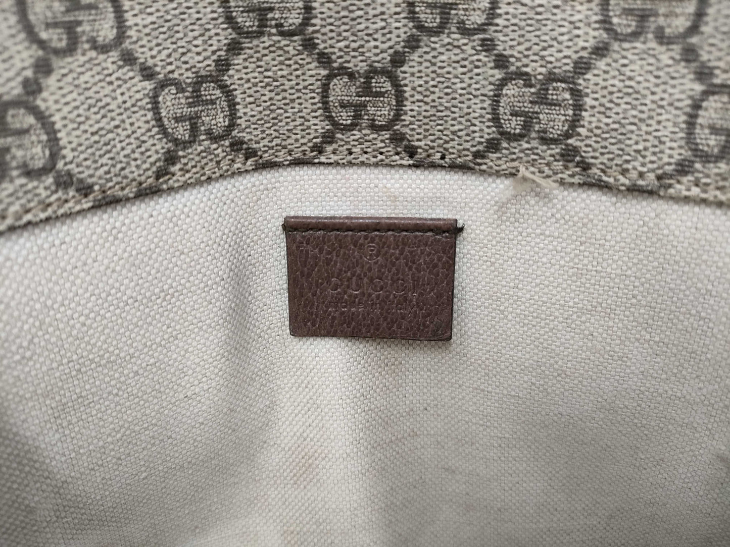 GUCCI 493930 Neo Vintage GG Supreme Sherry Line Shoulder Bag