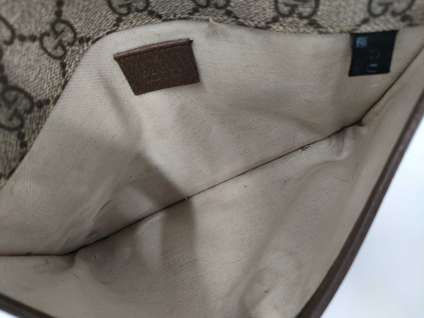 GUCCI 493930 Neo Vintage GG Supreme Sherry Line Shoulder Bag
