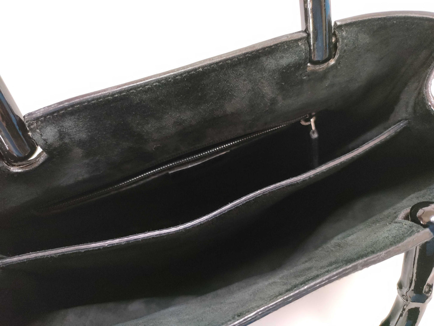 GUCCI Bamboo Enamel Handbag 002・1061 001998 Hotei Handbag