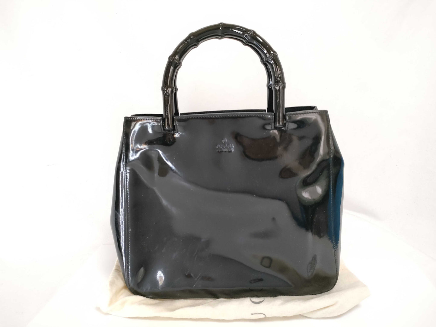 GUCCI Bamboo Enamel Handbag 002・1061 001998 Hotei Handbag