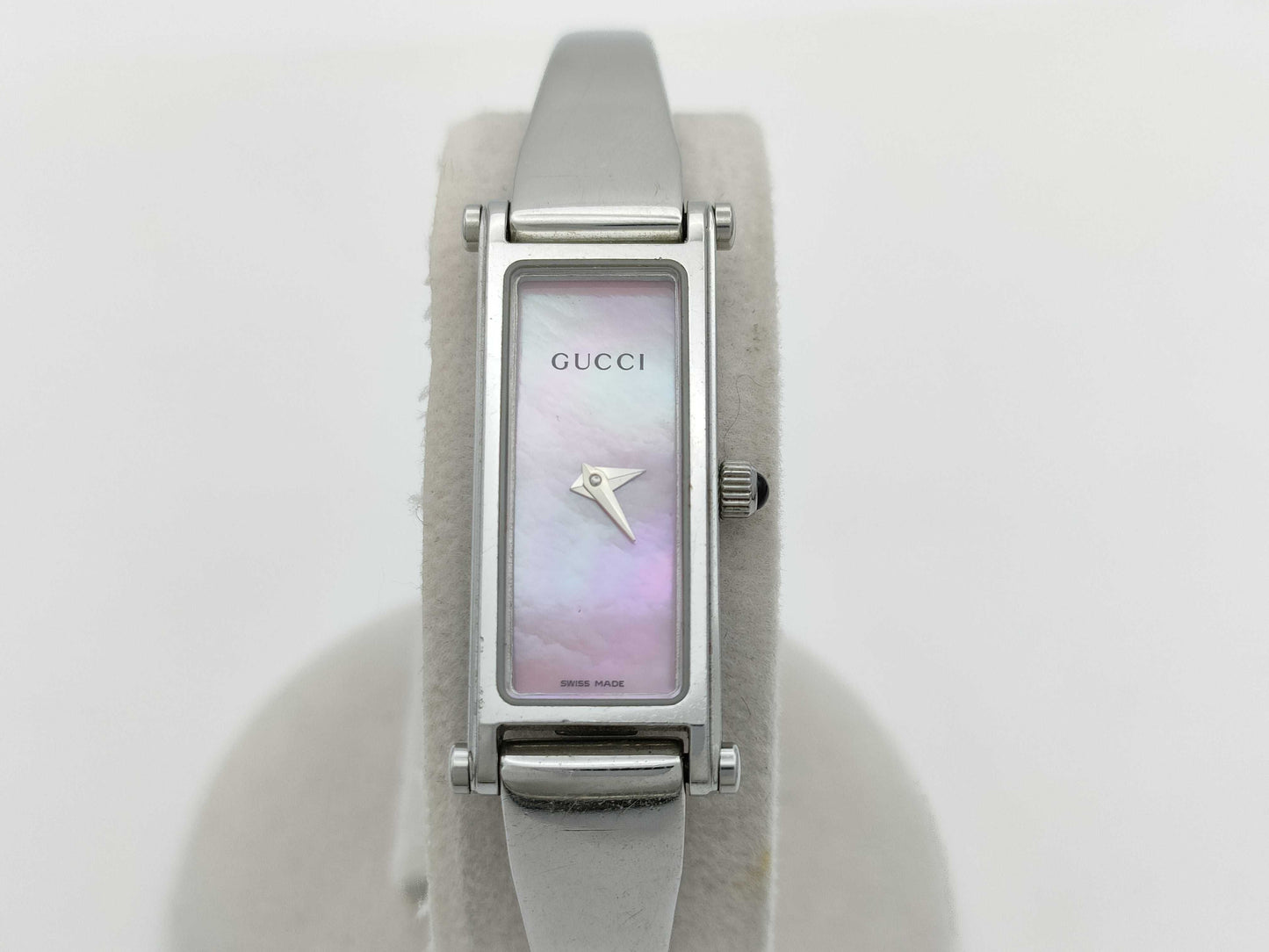 GUCCI 1500L 0833162 Quartz Pink Shell Dial Women's Watch