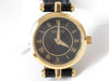 GUCCI GUCCI 2040L S/N 0061688 Round QZ GP/Black/Black Leather 21.5mm 16.5cm Box Women's Watch
