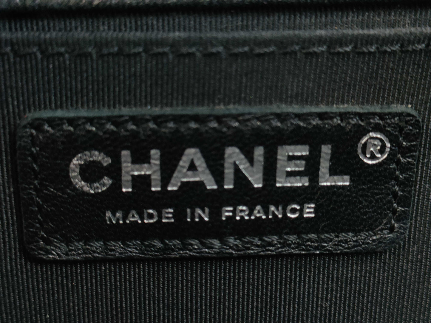 CHANEL Matelasse Boy Chanel 25 Caviar Skin So Black Shoulder Bag, No. 24