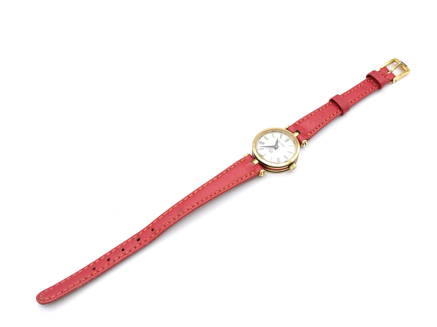 GUCCI Sherry Line Quartz Ivory Dial Unmoving Women's Watch
