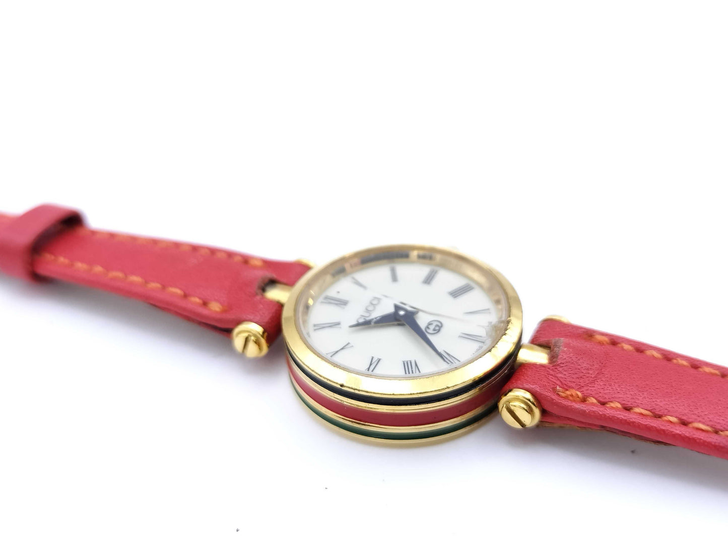 GUCCI Sherry Line Quartz Ivory Dial Unmoving Women's Watch