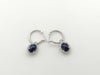 Cabochon Sapphire 2.14/2.27ct D0.16/0.17ct PT900 5.4g Earrings