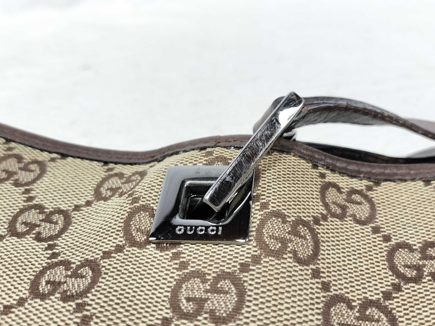 GUCCI GG Canvas Tote Bag Gucci GG Canvas Tote Bag