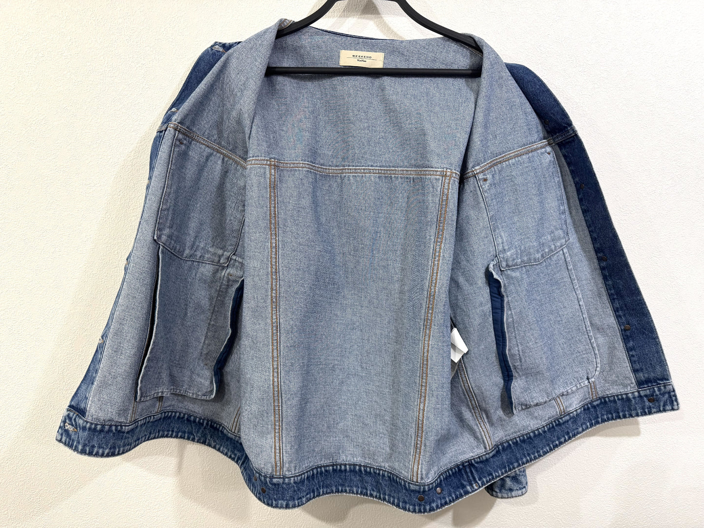 MAXMARA Max Mara Oversized Washed Denim Jacket