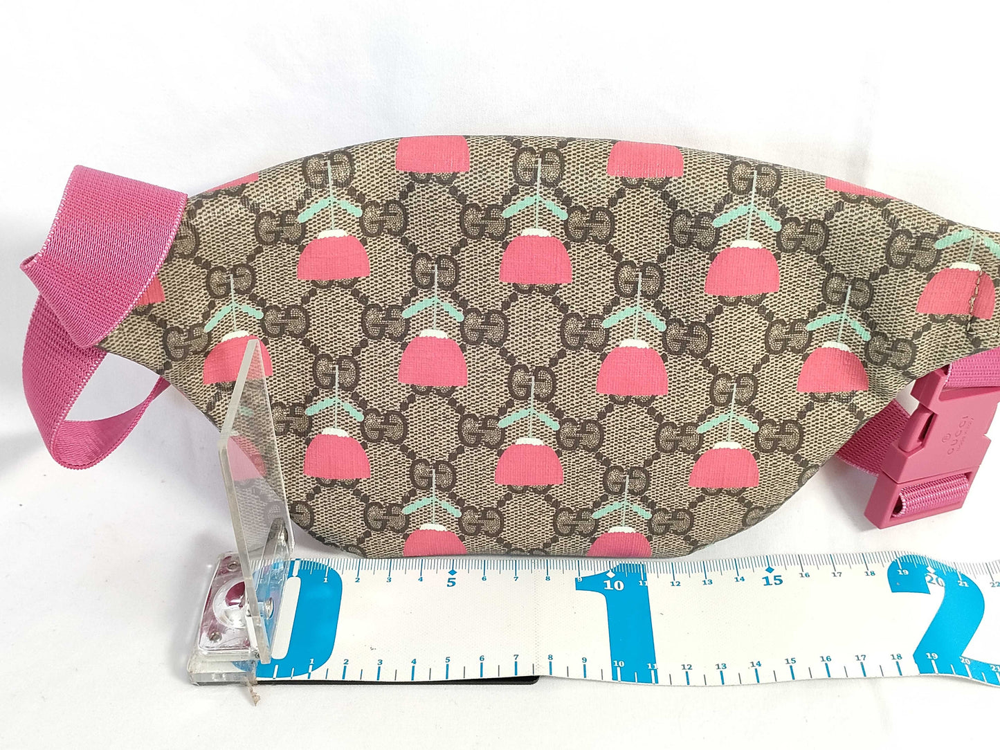 GUCCI GG Supreme PVC and Leather Children's Shoulder Bag 502095