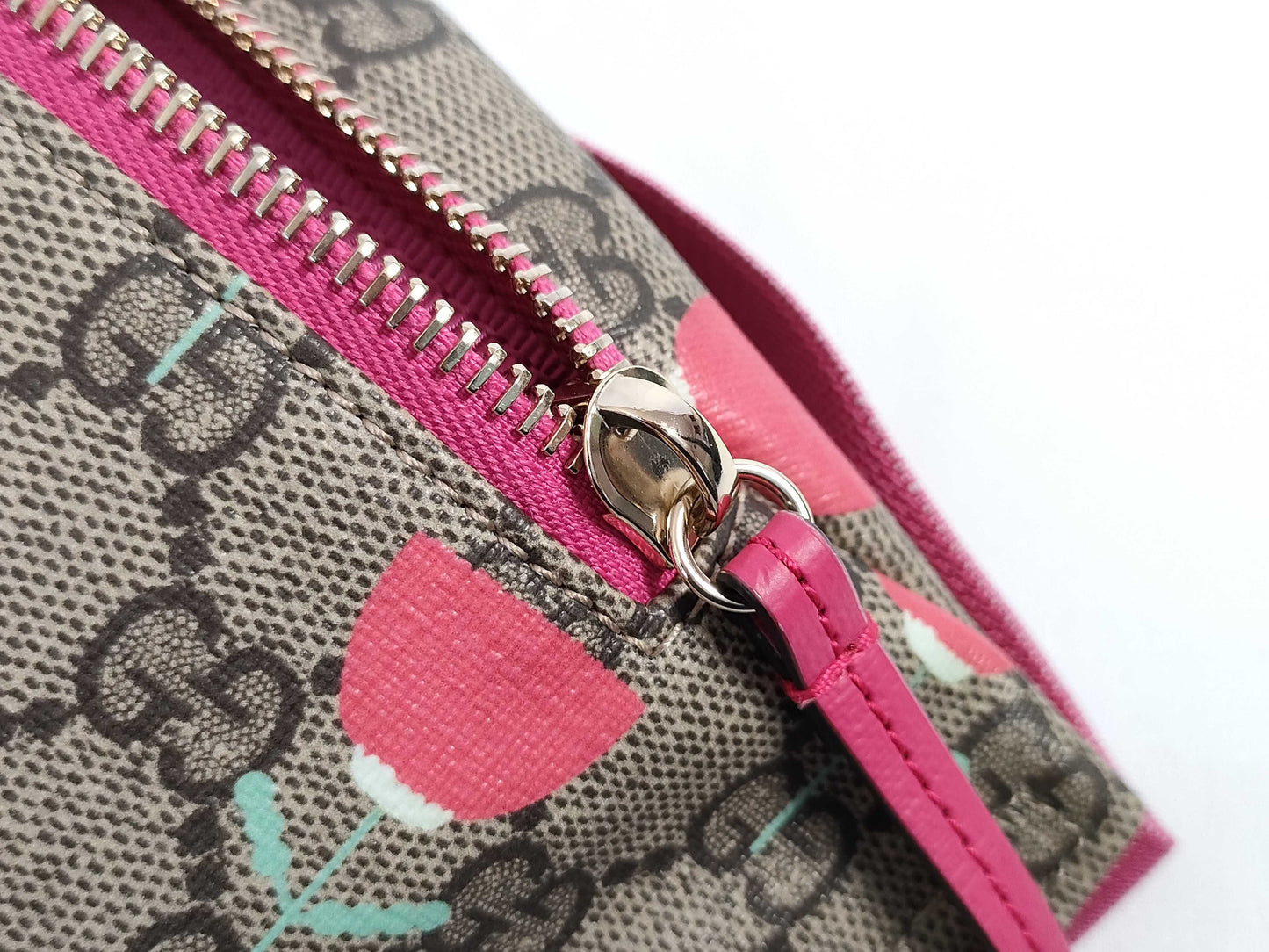 GUCCI GG Supreme PVC and Leather Children's Shoulder Bag 502095