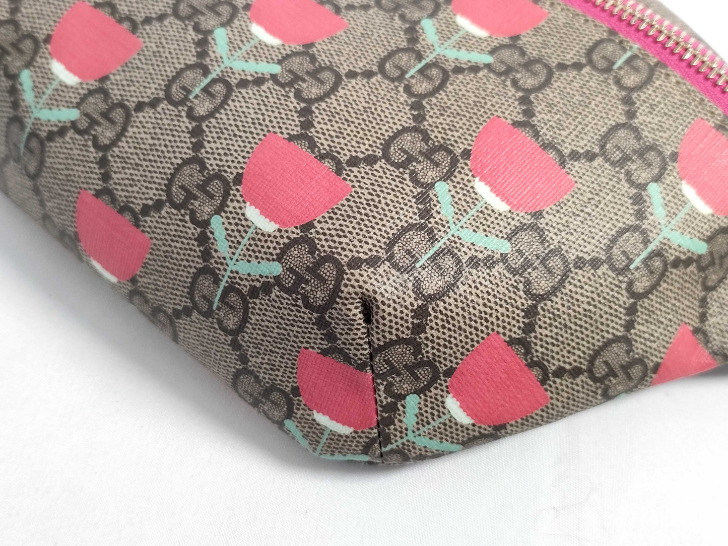 GUCCI GG Supreme PVC and Leather Children's Shoulder Bag 502095