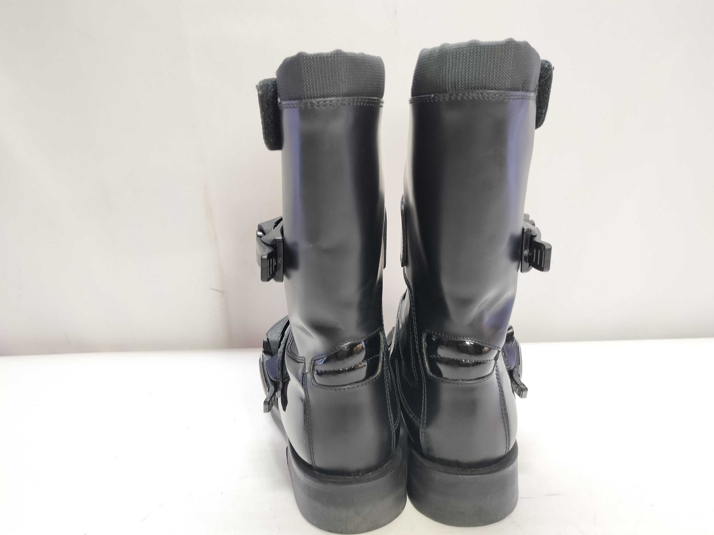 GUCCI Leather and Rubber Boots Black Size 36 Other Shoes
