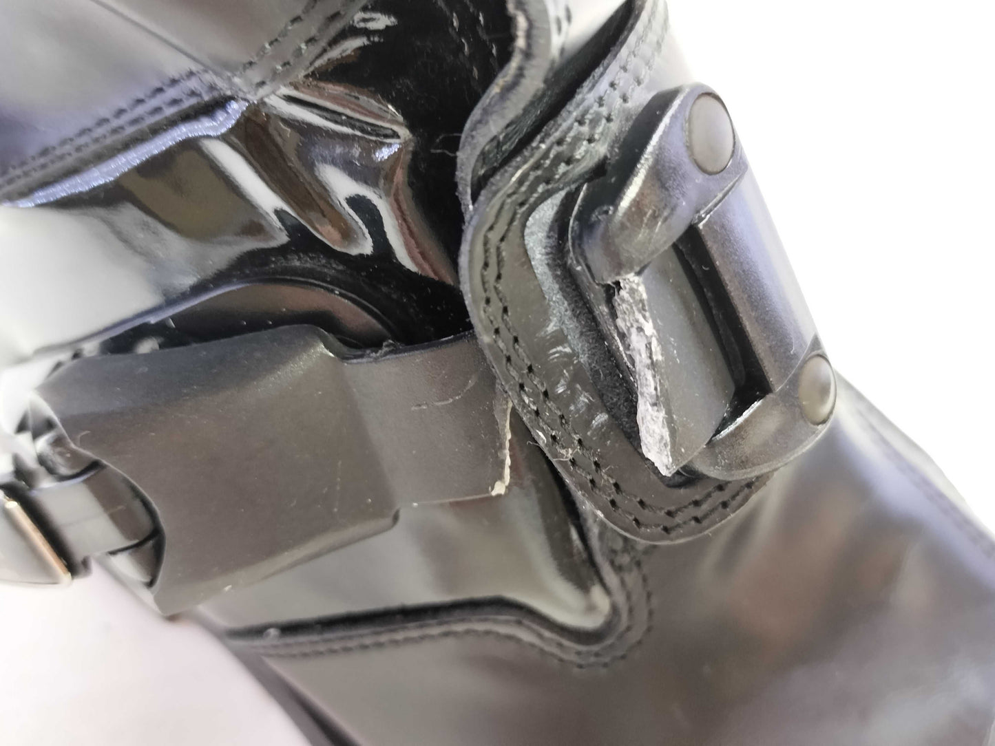GUCCI Leather and Rubber Boots Black Size 36 Other Shoes