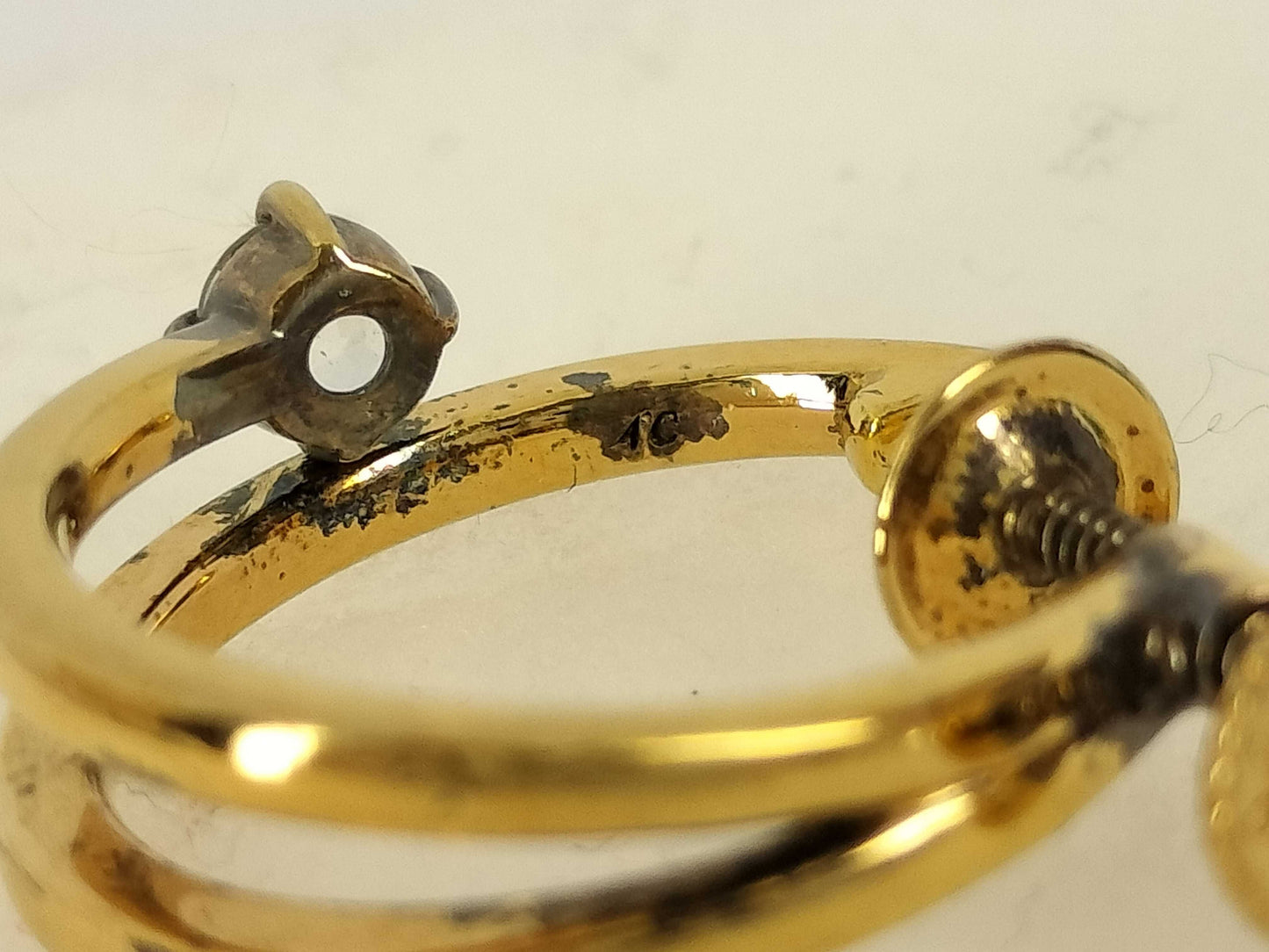 4℃ SV925 Stone Earrings