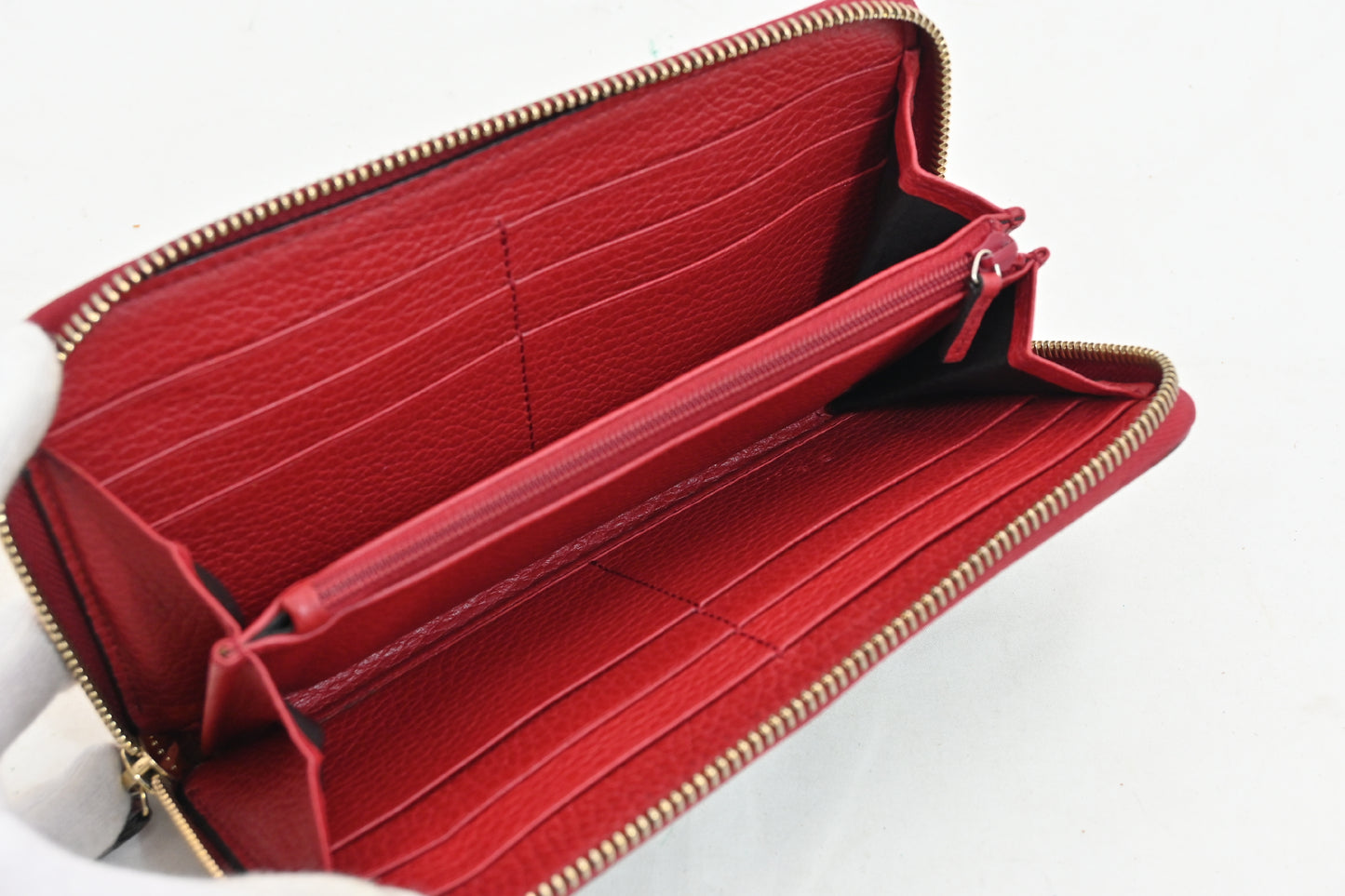 GUCCI GG Canvas GUCCI GG Pattern Canvas Long Wallet