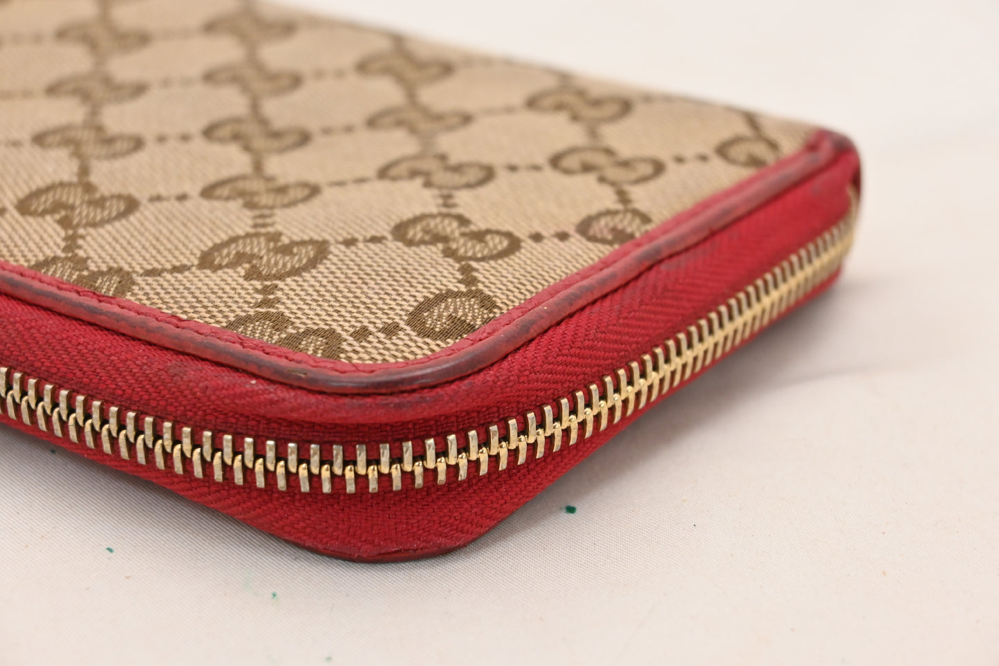 GUCCI GG Canvas GUCCI GG Pattern Canvas Long Wallet
