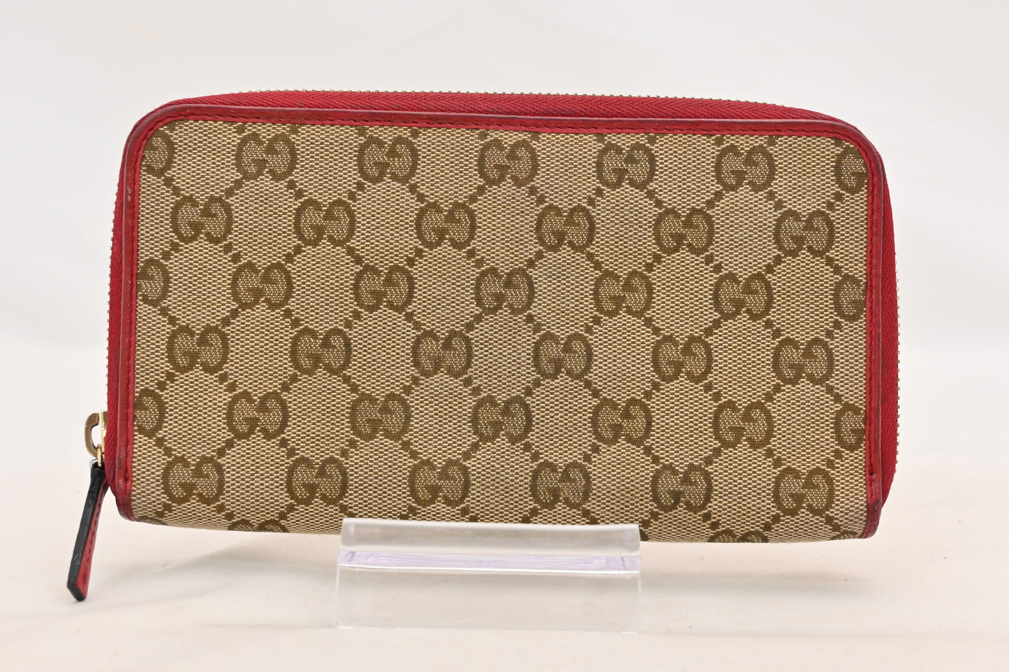 GUCCI GG Canvas GUCCI GG Pattern Canvas Long Wallet