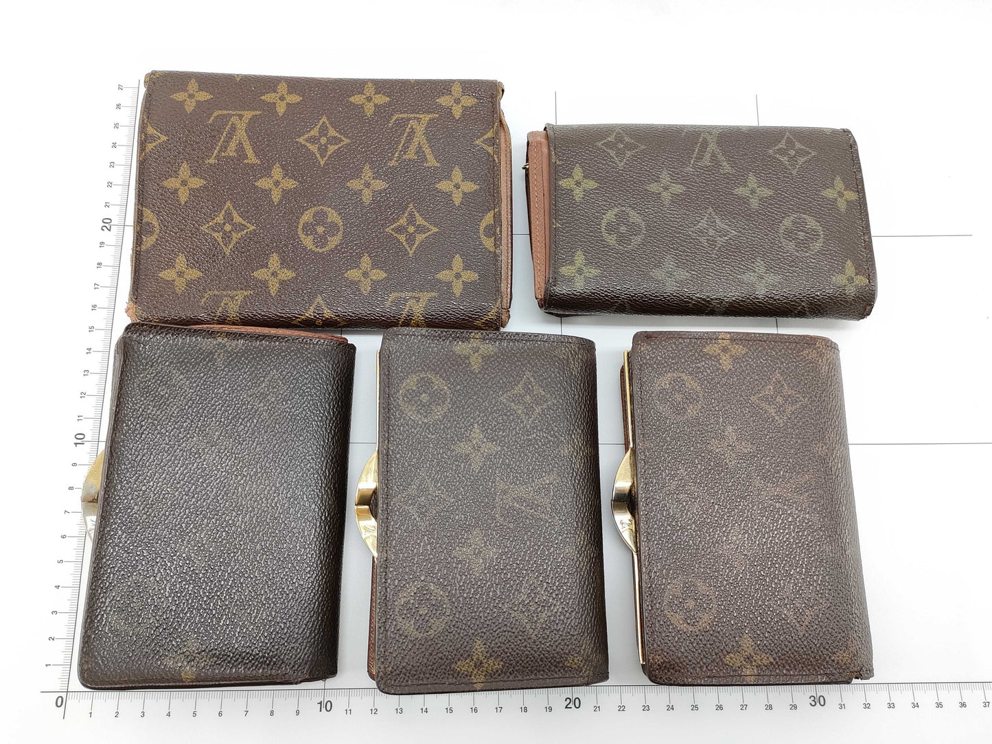 LOUIS VUITTON Monogram LOUIS VUITTON Monogram Wallet 5-Piece Set