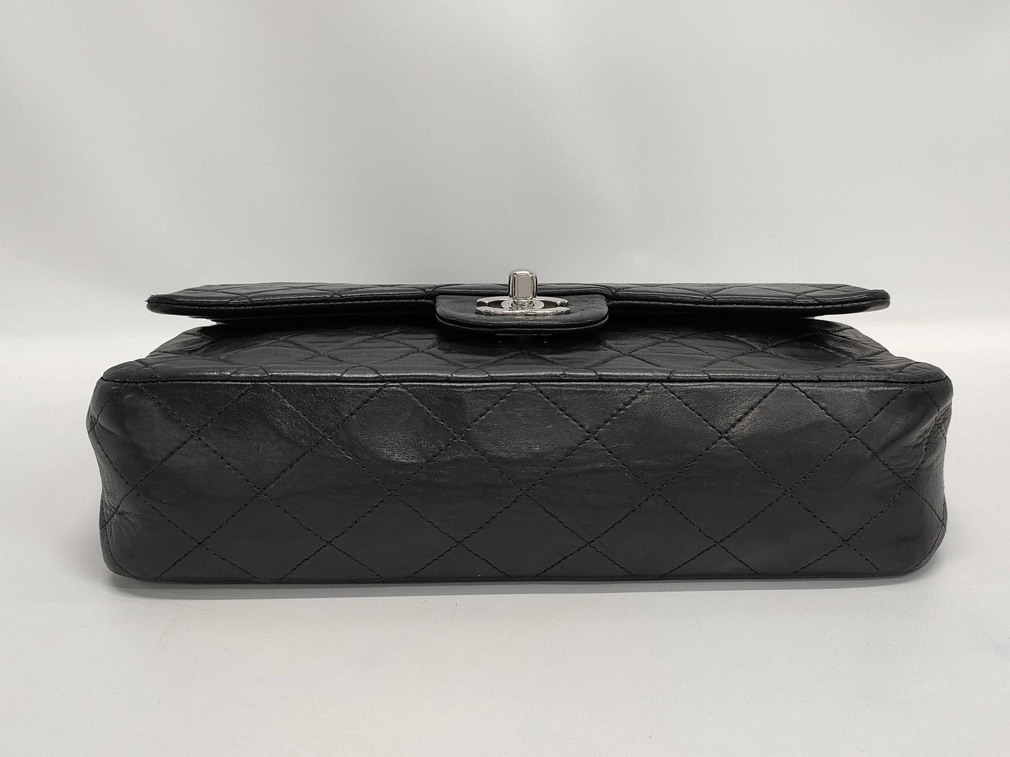 CHANEL V11 CHANEL Matelasse Double Flap Chain Shoulder Bag Black Shoulder Bag