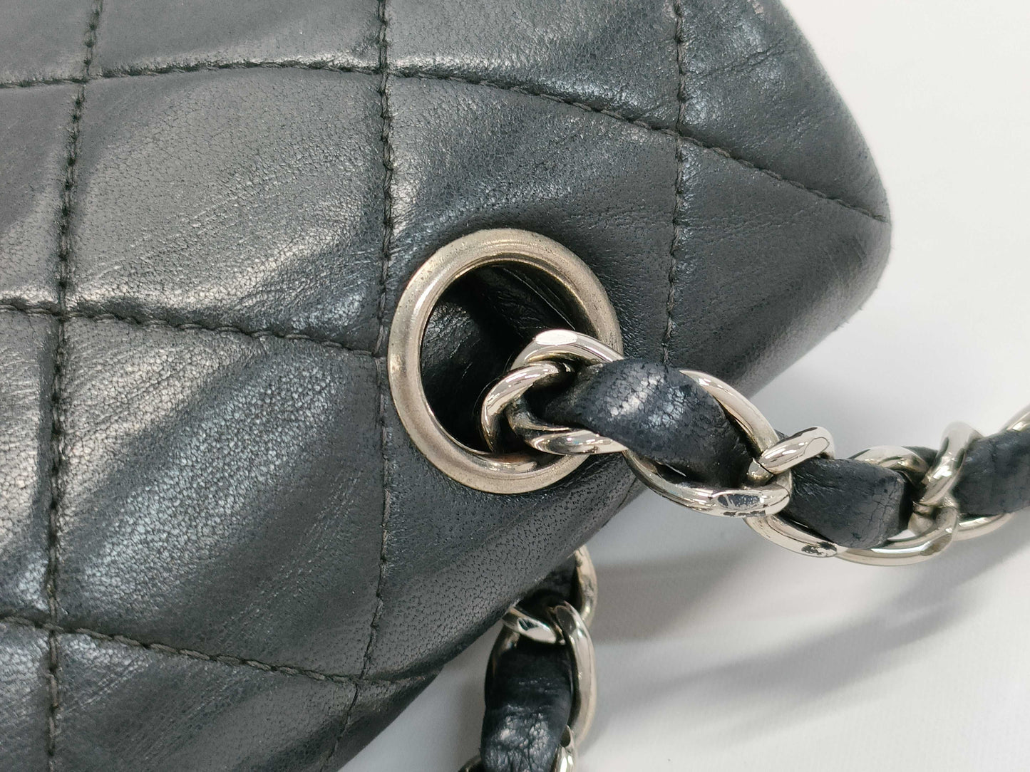 CHANEL V11 CHANEL Matelasse Double Flap Chain Shoulder Bag Black Shoulder Bag