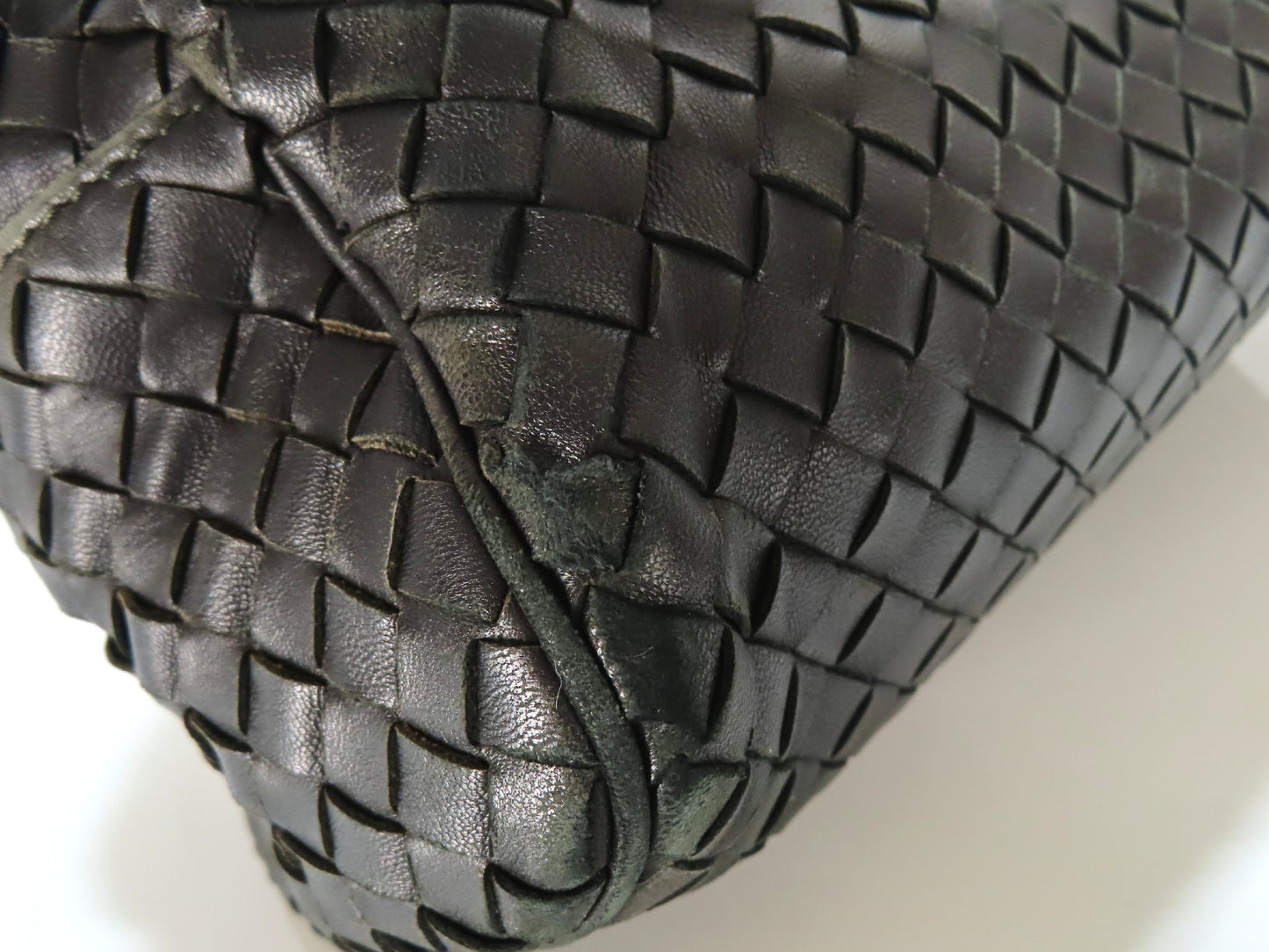 BOTTEGA VENETA Intrecciato Handbag Black Handbag