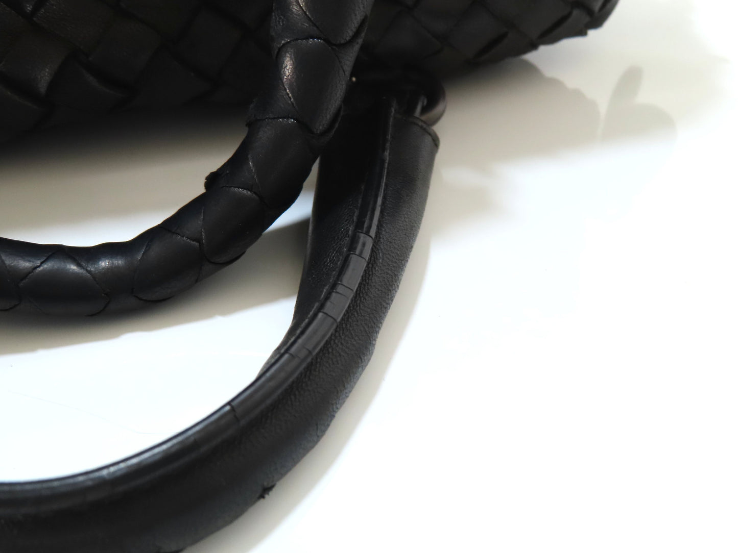 BOTTEGA VENETA Intrecciato Handbag Black Handbag
