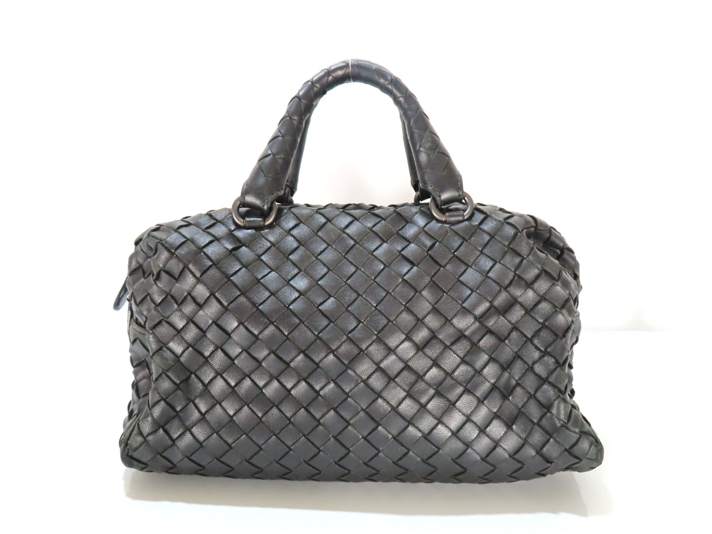 BOTTEGA VENETA Intrecciato Handbag Black Handbag