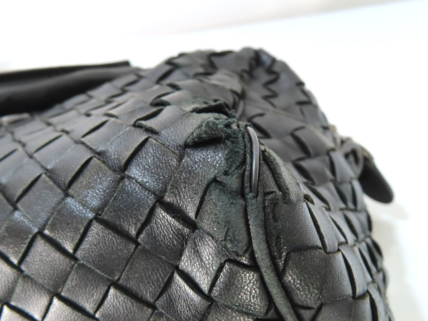 BOTTEGA VENETA Intrecciato Handbag Black Handbag