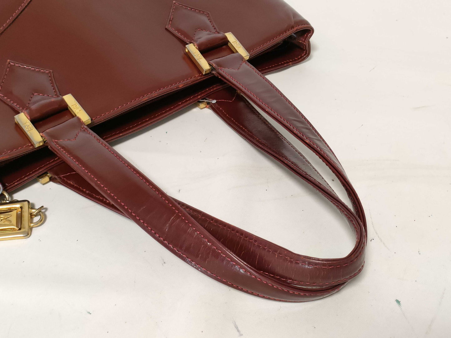 Yves Saint Laurent Red Handbag