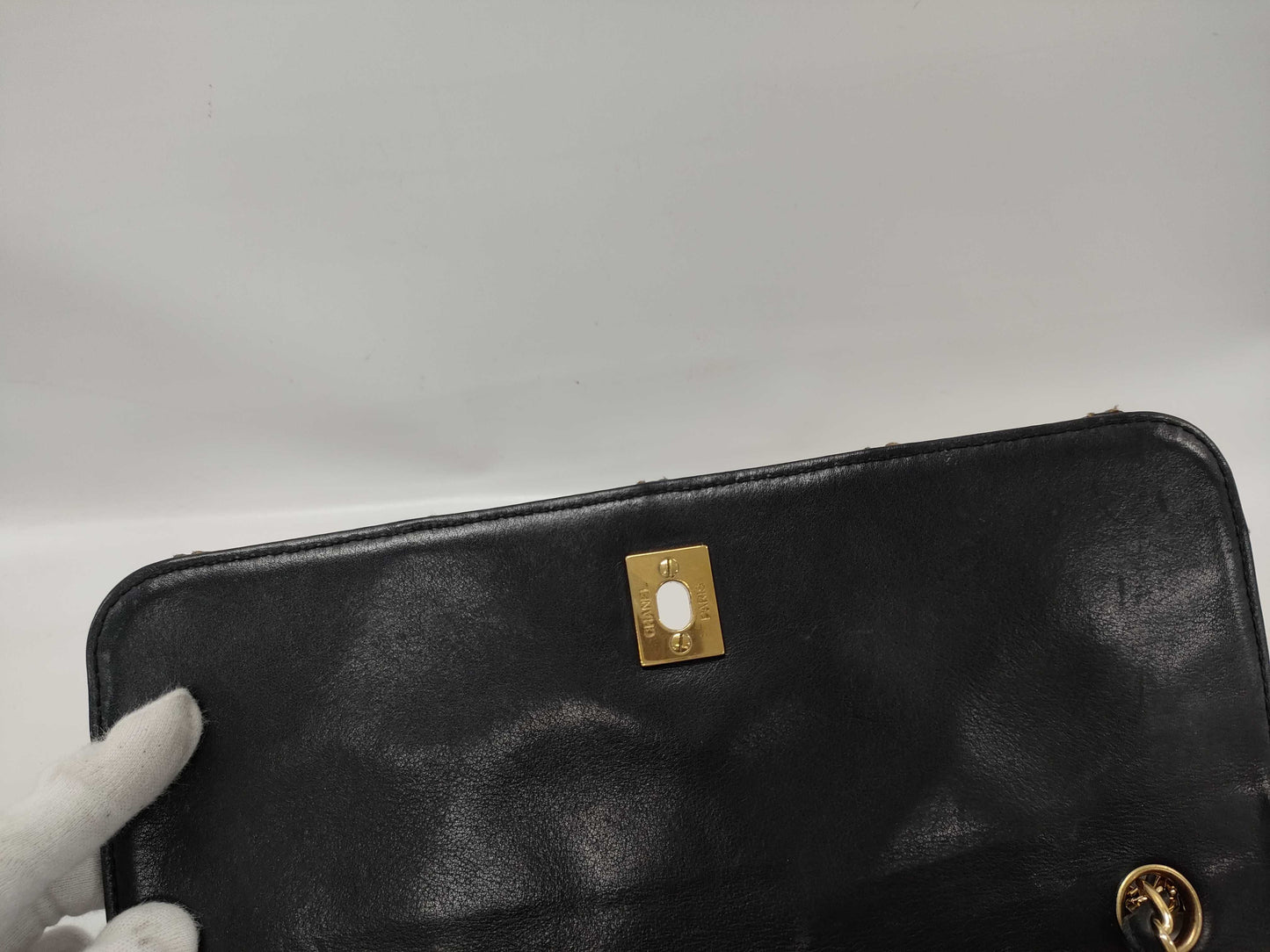 CHANEL Shoulder Bag Wild Stitch Black Bag