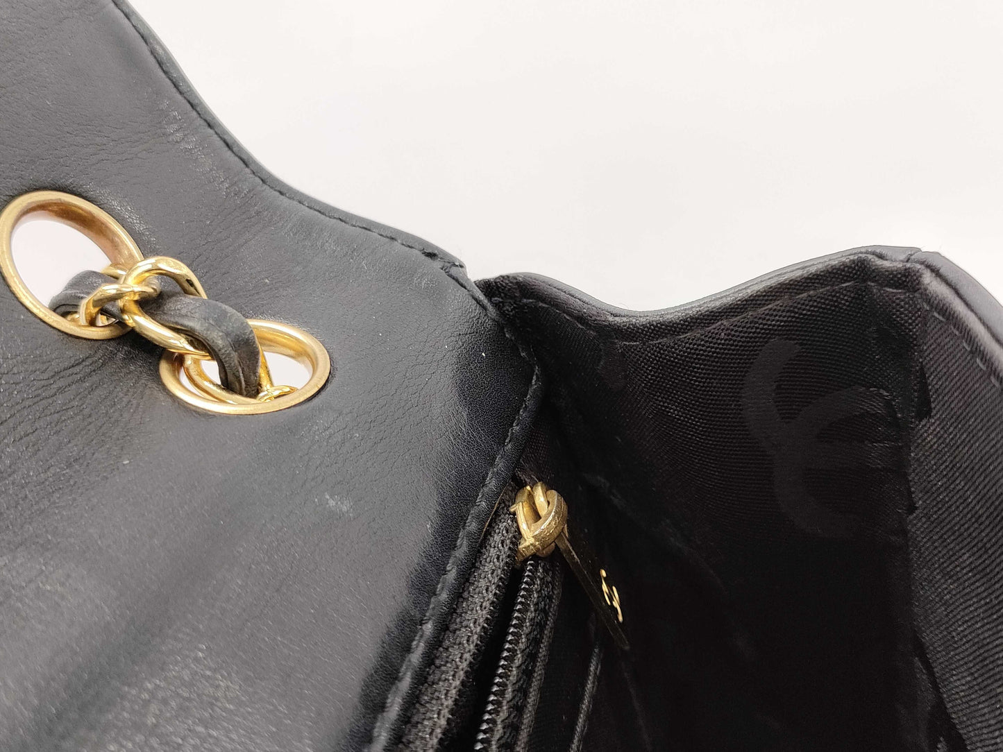 CHANEL Shoulder Bag Wild Stitch Black Bag