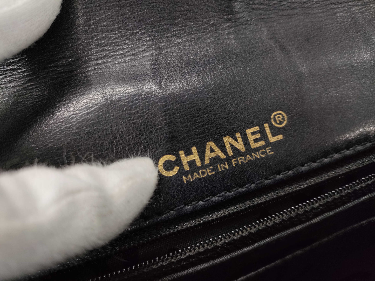 CHANEL Shoulder Bag Wild Stitch Black Bag