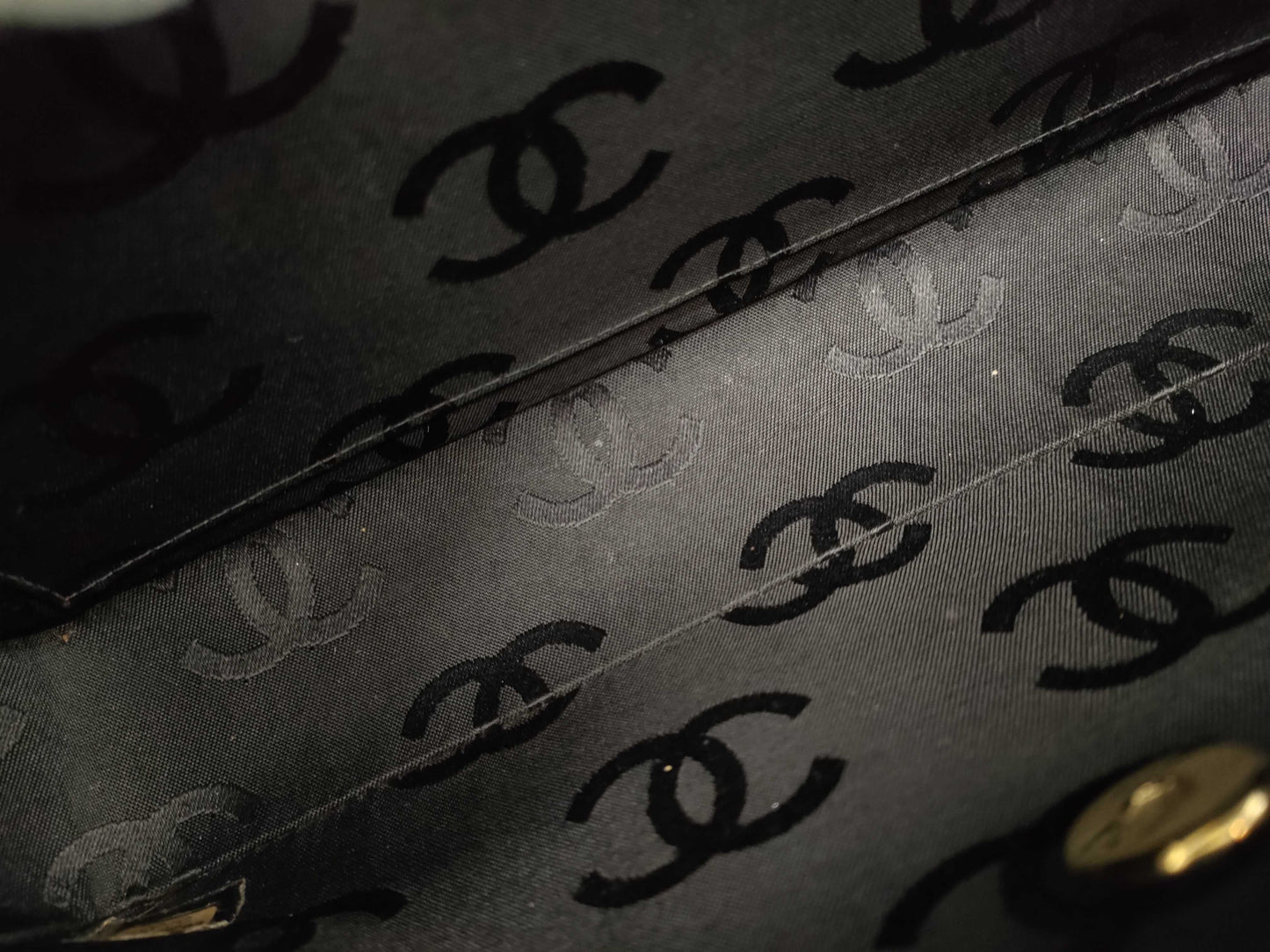 CHANEL Shoulder Bag Wild Stitch Black Bag
